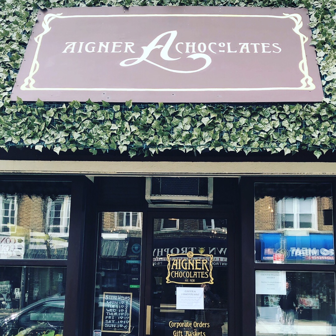 Image result for Aigner Chocolates in Forest Hills
